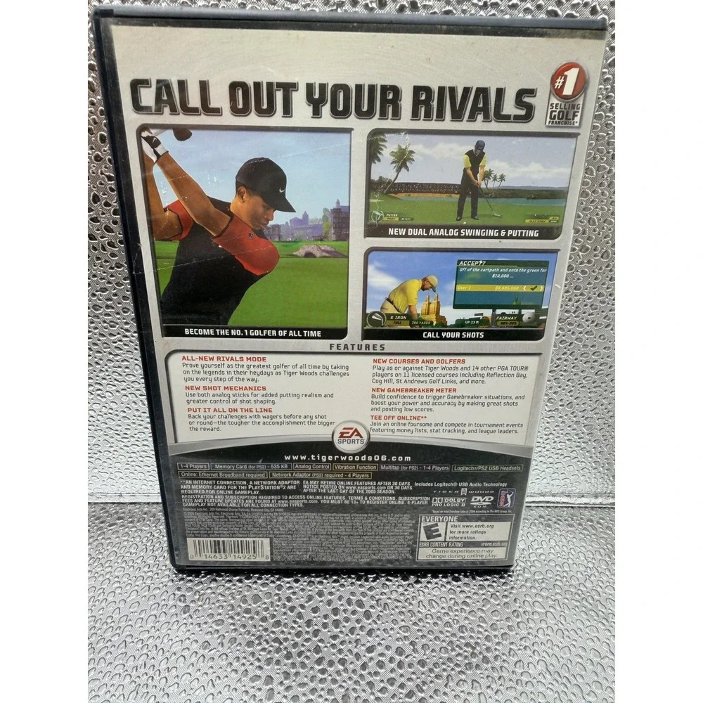 New Tiger Woods 2006 (Sony PlayStation 2 PS2, 2005)